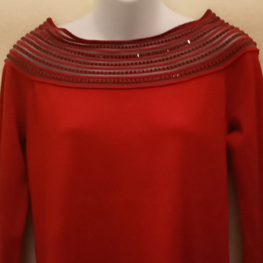 Boston Proper Beaded  Sweater - Picture 2 of 12